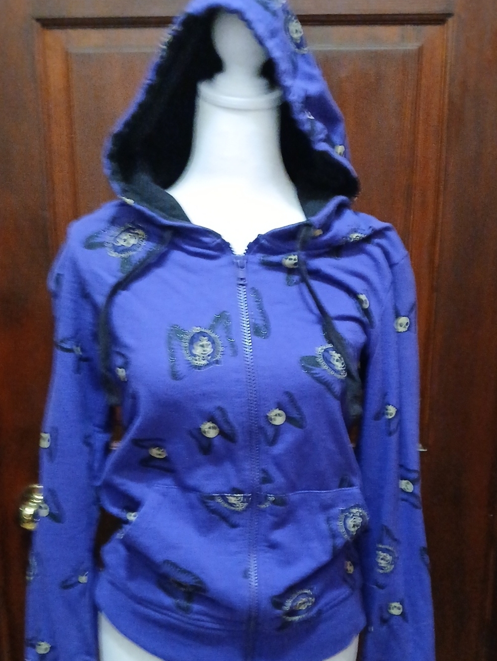 Haunted Mansion/Minnie Mouse Glow In The Dark Hoodie
